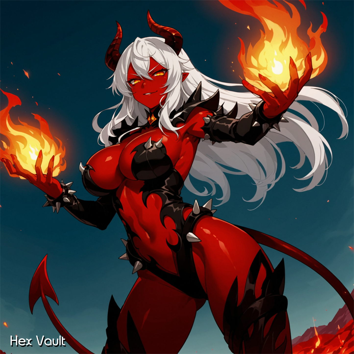 Anthka Dark Arts Demoness Spirit Companion – Fire Entity – Infernal DA Being