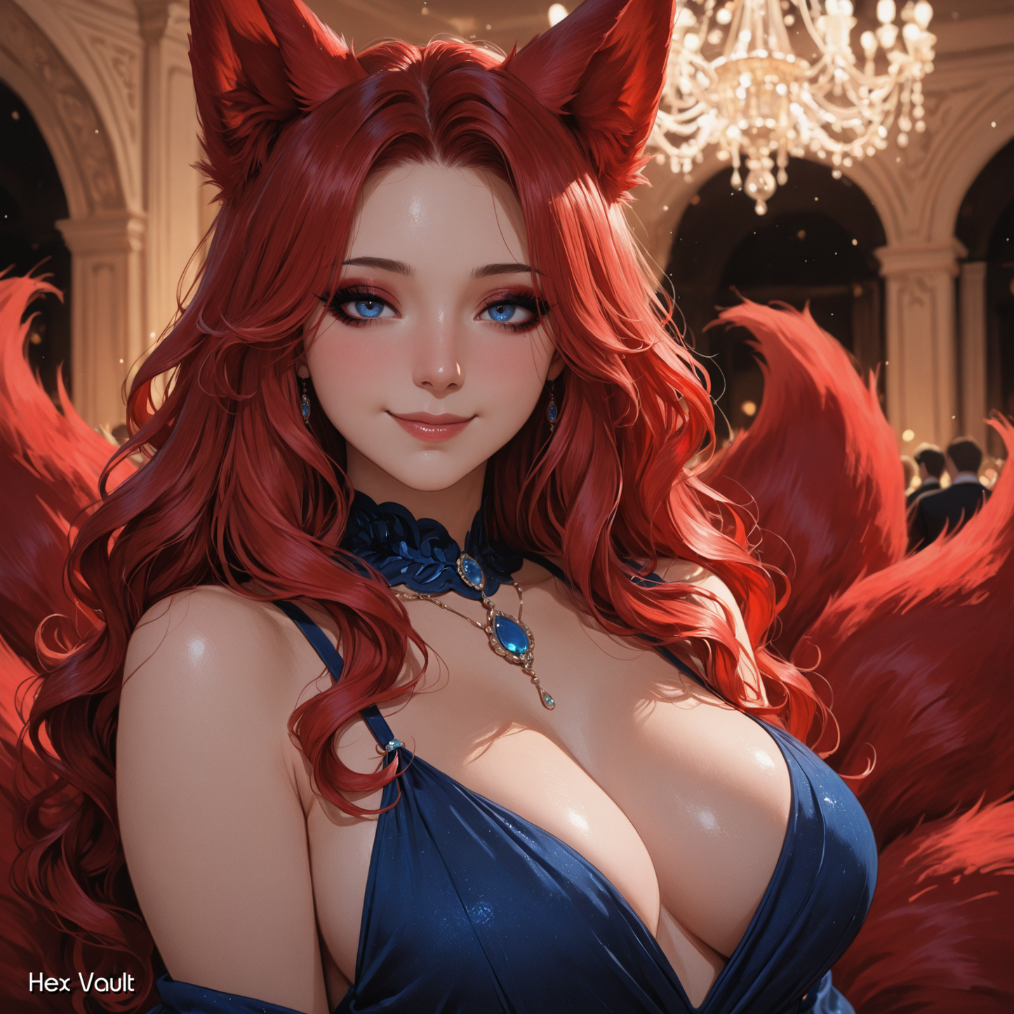 Zenko Kitsune Spirit Aozora – 8 Tailed Fox, Light Arts, Prosperity, Confidence & Social Charm