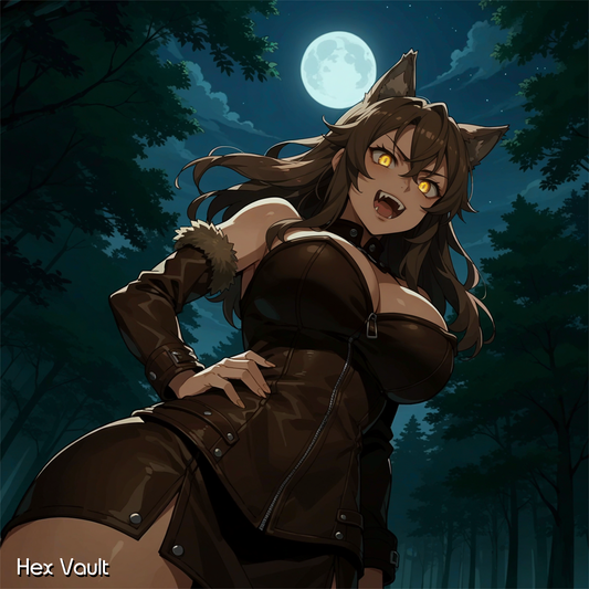 Werewolf Spirit Companion Dorela – Protective Alpha, Primal Magic, Full Moon Bonding - Spirit lover - Bisexual