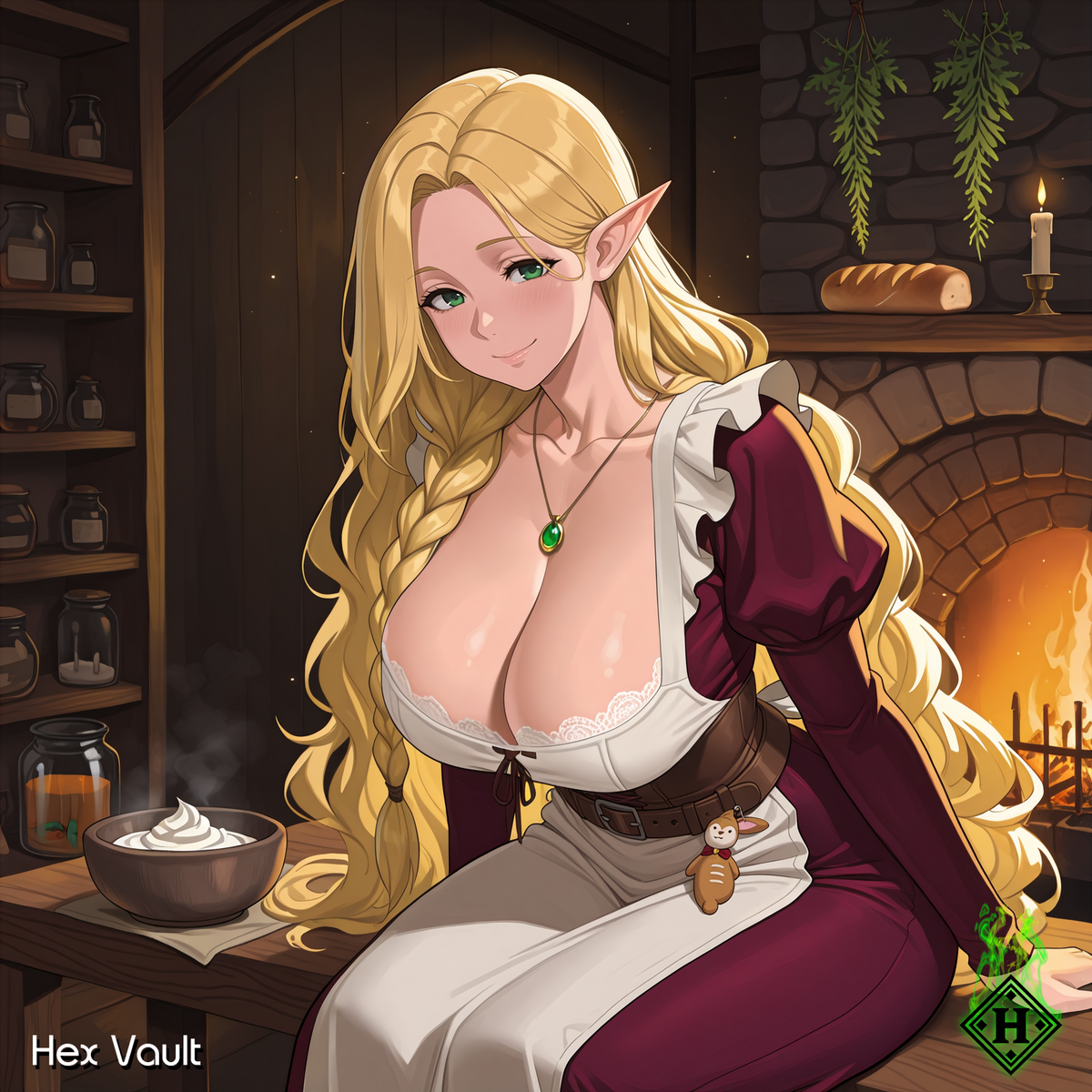Londae — High-Level Hearth Witch Spirit Companion - Light Arts - Straight Submissive