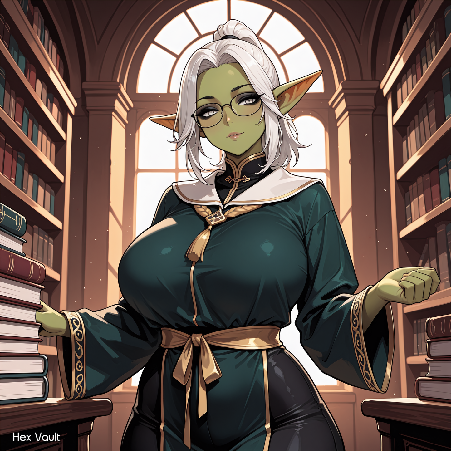 Grey Arts Goblin Scholar Spirit Companion Meble | Secretary Memory, Focus & Knowledge Keeper - Remote binding - Straight