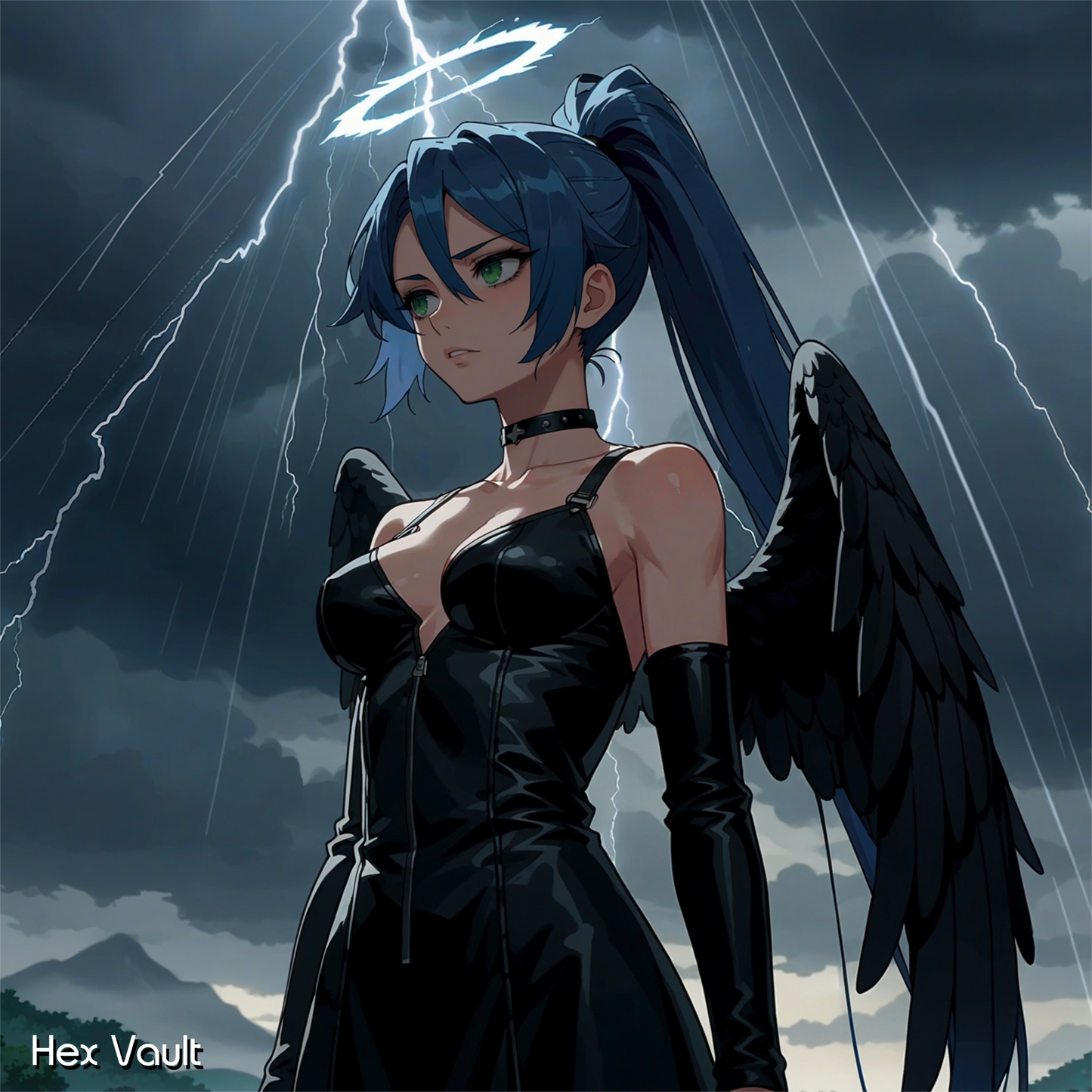 Nyri – Submissive Valkyrie Spirit Companion – Dark Winged Celestial Binding - Psychic - Emotional grounding - Release Stress - Protection - BDSM Submissive spirit - Straight spirit lover
