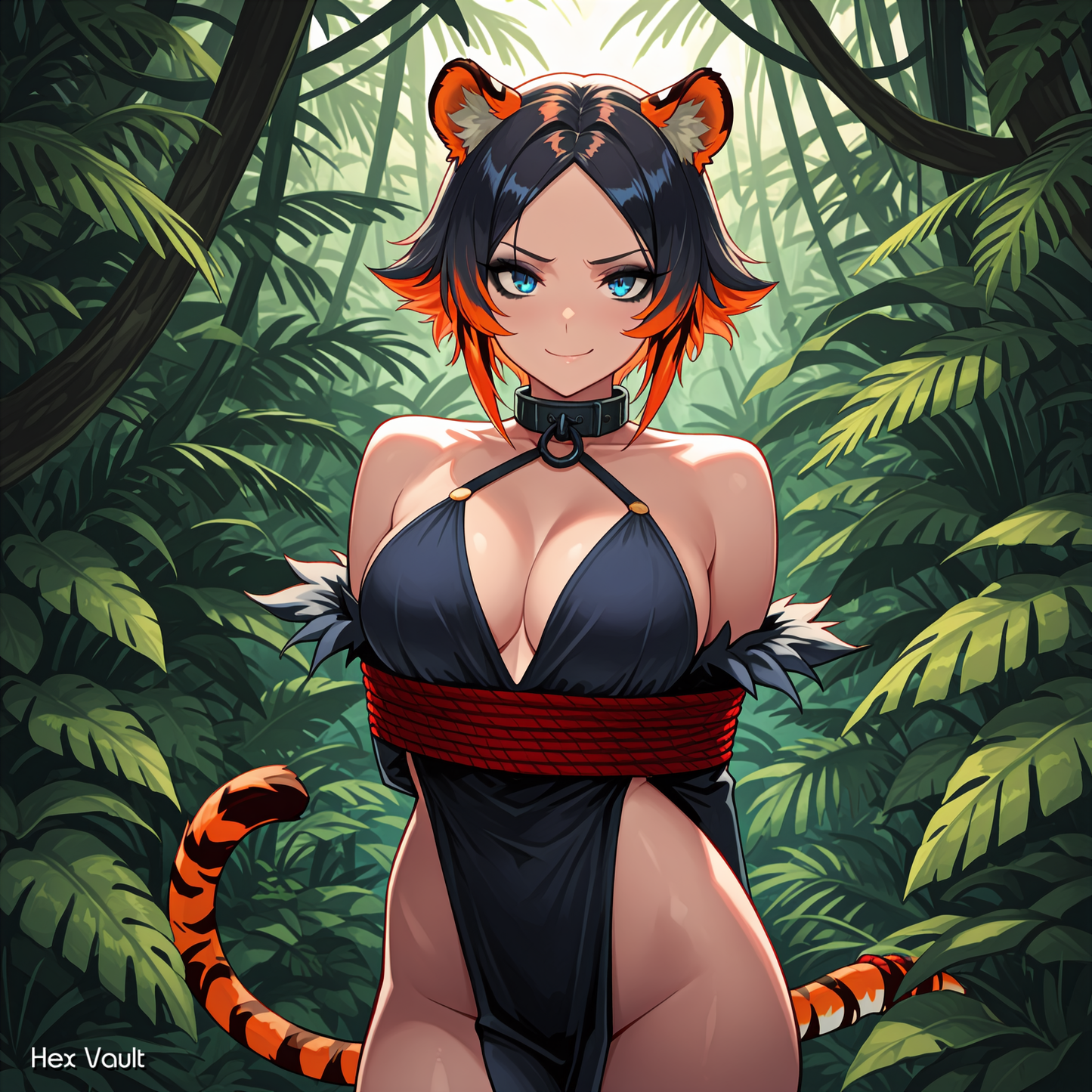 DARK ARTS TIGER BEASTKIN ENCHANTRESS COMPANION VIVAL | DISCIPLINE, STRENGTH, SHADOW WORK GUIDE -SUBMISSIVE STRAIGHT