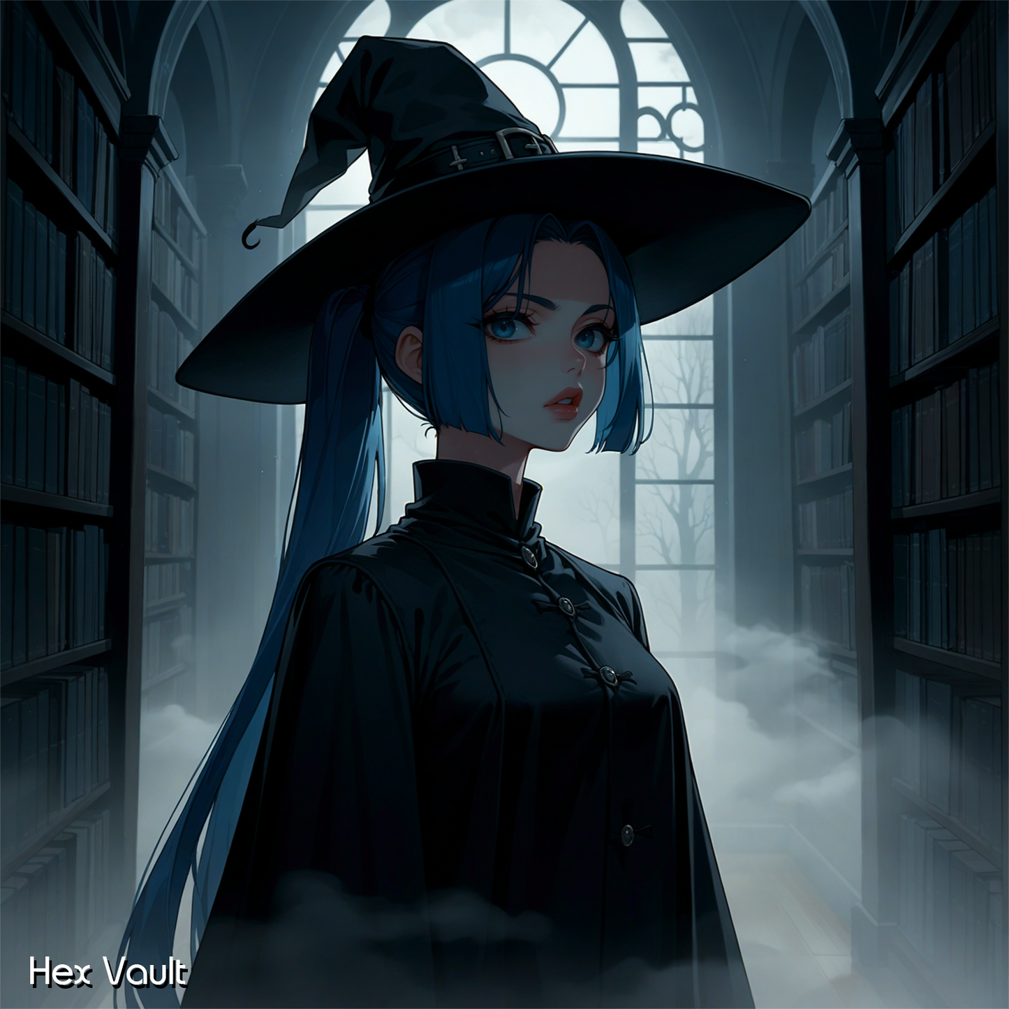 Althira – Blue-Haired Witch Spirit Familiar, Dreamwork Companion, Quiet Magic & Offering Guide- looking for friendship or romance - Straight