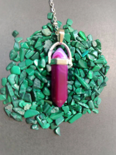 Péndulos hechos a mano con cadena de cuentas de acero inoxidable, comunicación con muñecas embrujadas, radiestesia, caza de fantasmas, paranormal, estilo bala
