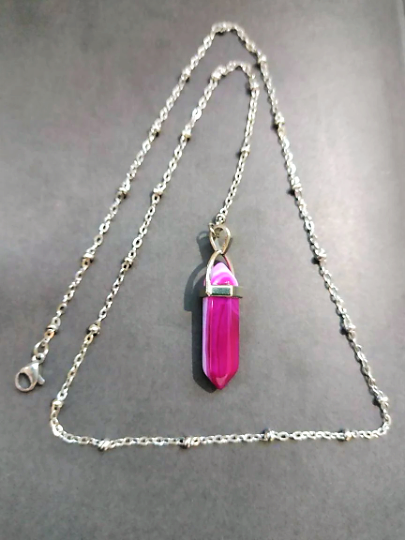 Péndulos hechos a mano con cadena de cuentas de acero inoxidable, comunicación con muñecas embrujadas, radiestesia, caza de fantasmas, paranormal, estilo bala