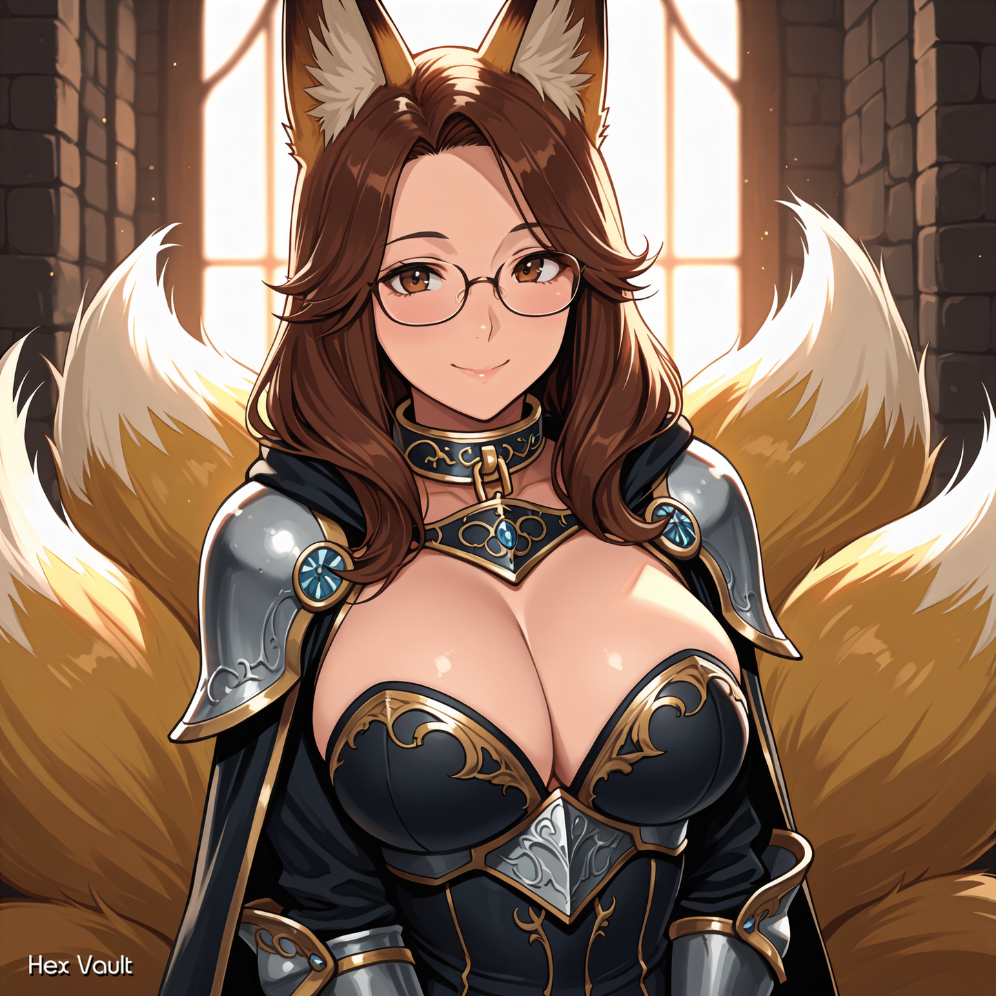 Kaorina Six Tailed Zenko Kitsune Warrior Spirit Companion Zenko Fox Guardian LA - Straight Submissive