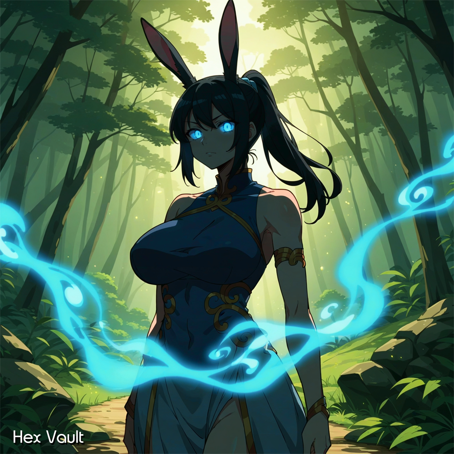Melpa – Sensual Bunny Beastkin | Lustful Forest Spirit & Magical Companion