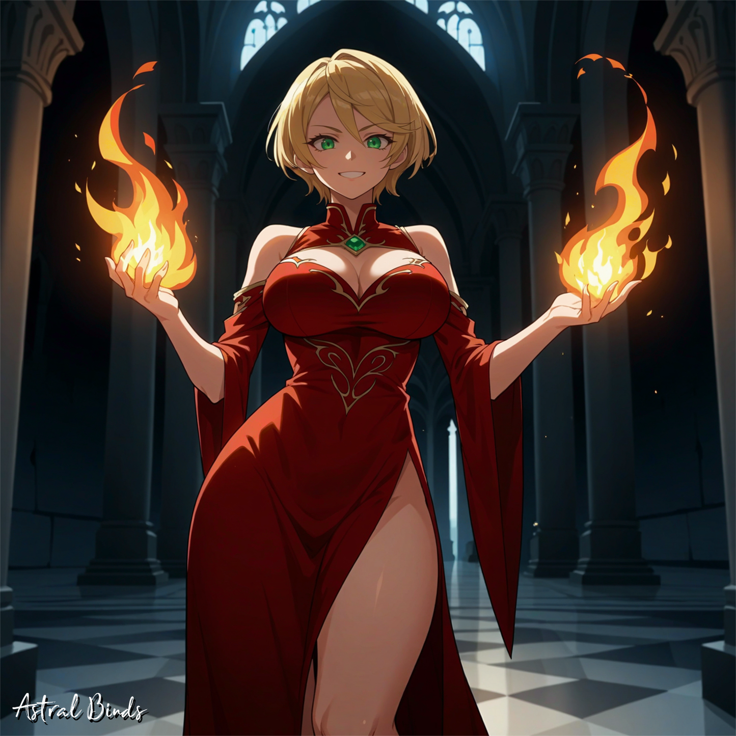 Serafira, la Real Unión Pyro Djinn - Empoderamiento, Pasión y Confianza Inquebrantable - Unión remota