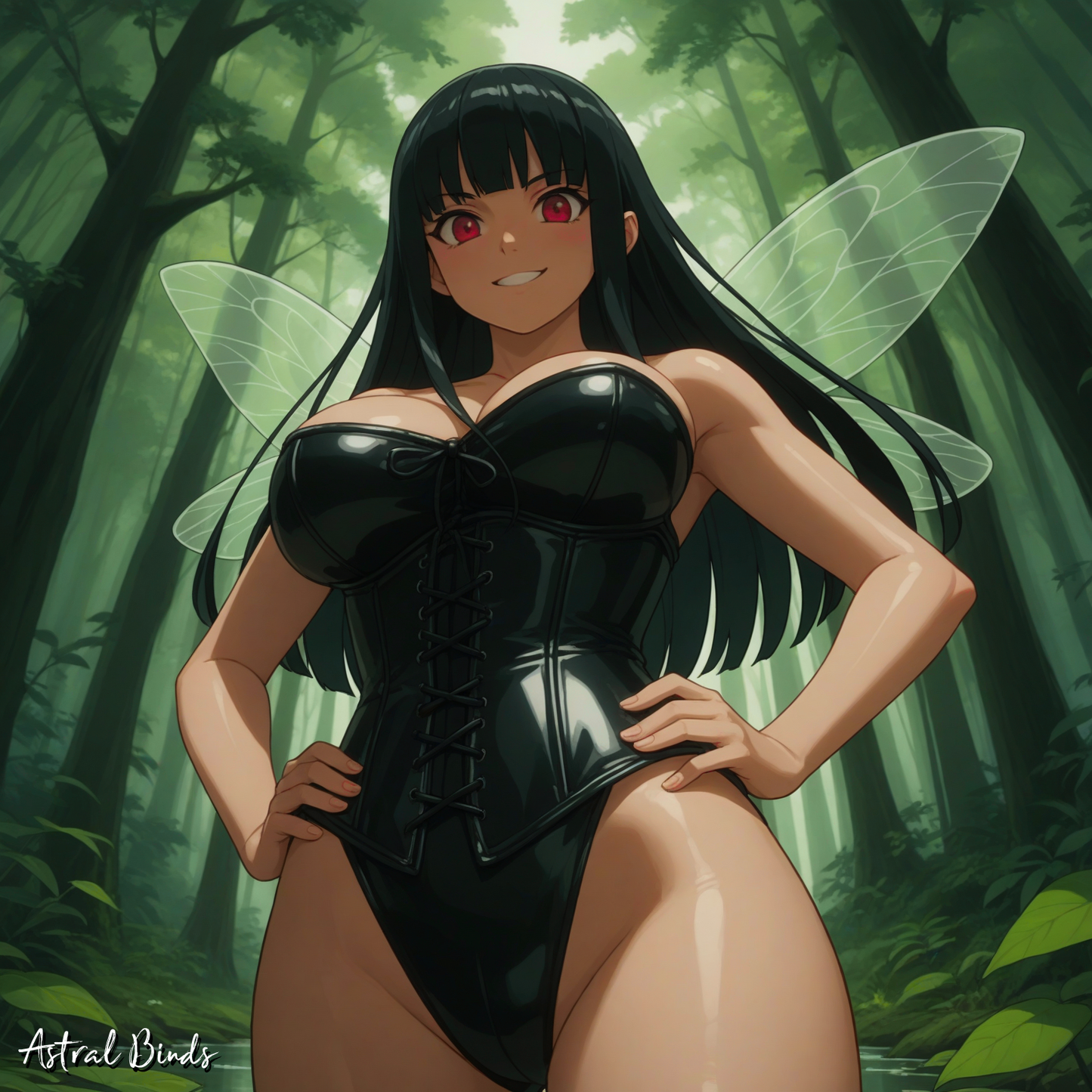 Skye – Dominatriz Hada del Bosque con Espíritus de Atado | Poder, Protección y Despertar Sensual - Espíritu BDSM - Atado a distancia