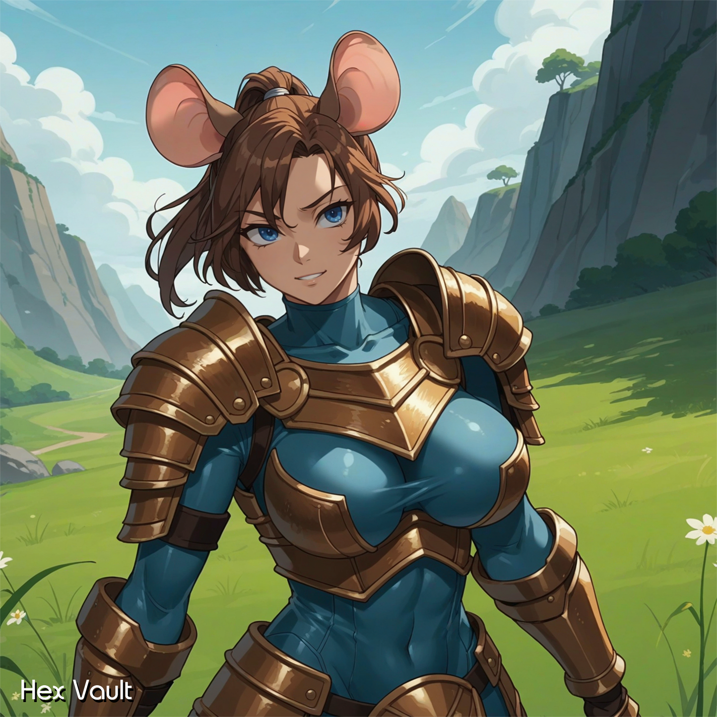 Thirne – Warrior Armadillo Beastkin Spirit Companion • Protective Earth Energy • Grounded Guardian • Remote binding - Light Arts