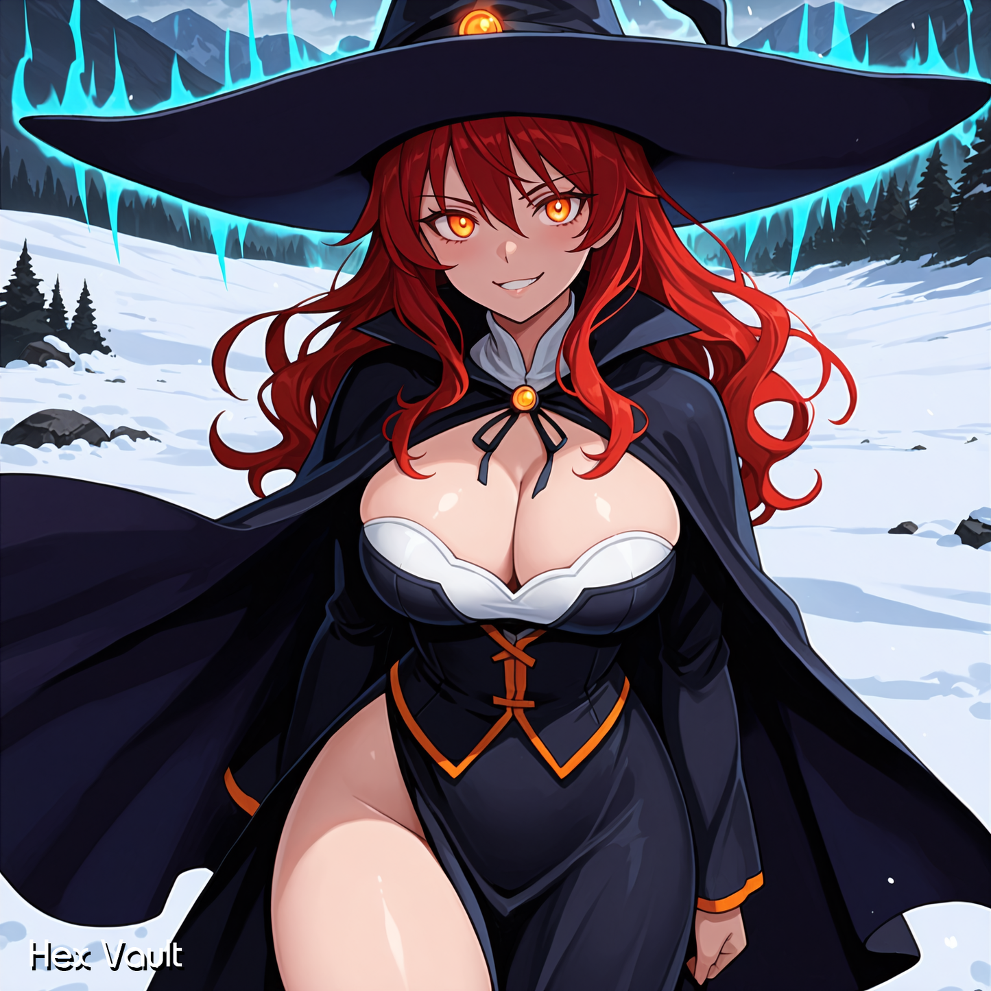 Ice Witch Spirit Companion Veska | Grey Arts Protection & Ice Magick Ally - Remote binding - For experienced keepers