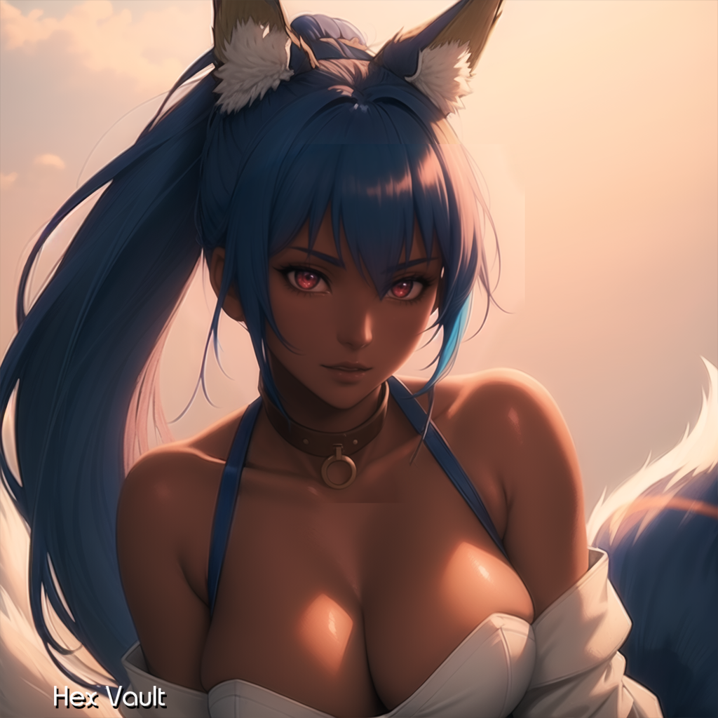Aisuri Zenko Kitsune Spirit Companion – Four-Tailed Light Spirit for Luck & Blessings -Submissive slave spirit