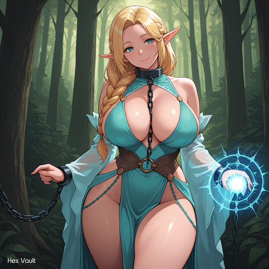 Alihra Forest Elf Enchantress Spirit Companion | LA Woodland Guardian - Submissive Straight