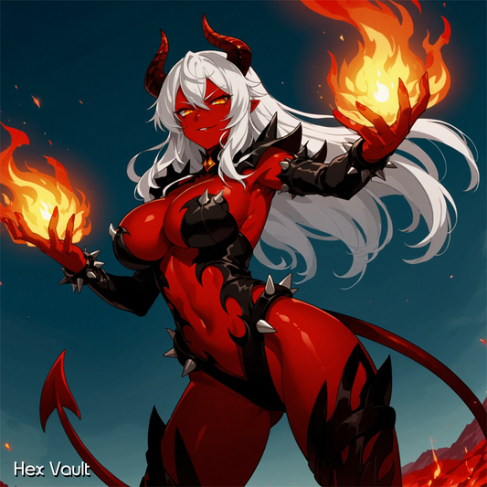 Anthka Dark Arts Demoness Spirit Companion – Fire Entity – Infernal DA Being