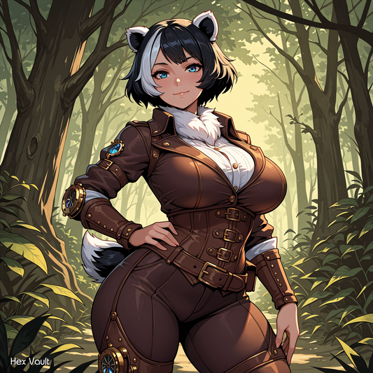 Light Arts Badger Beastkin Spirit Companion – Joy, Protection & Confidence – Brindlewick(Brindy)