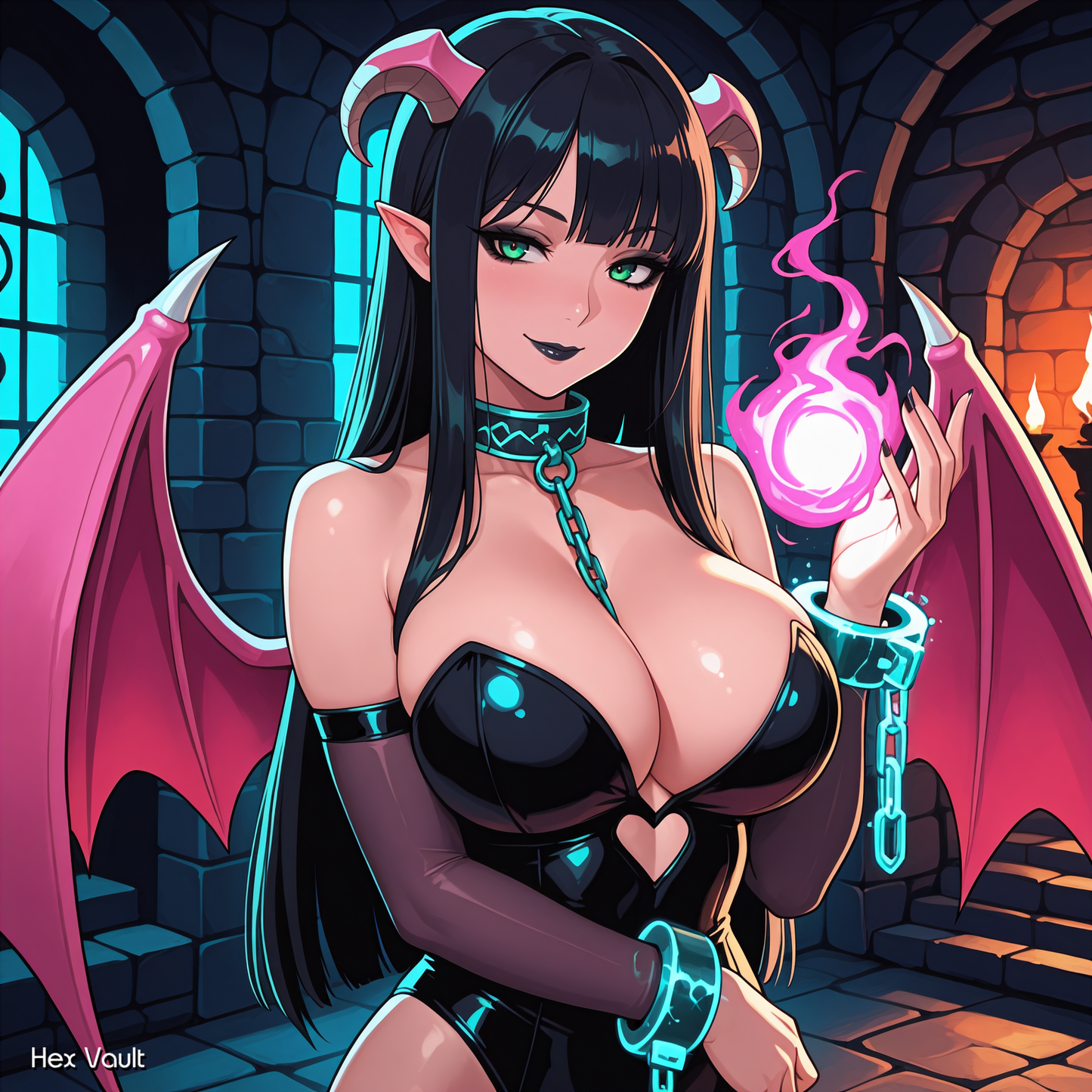 Emercia Succubus Enchantress Spirit Companion | Dark Arts - Bisexual Submissive