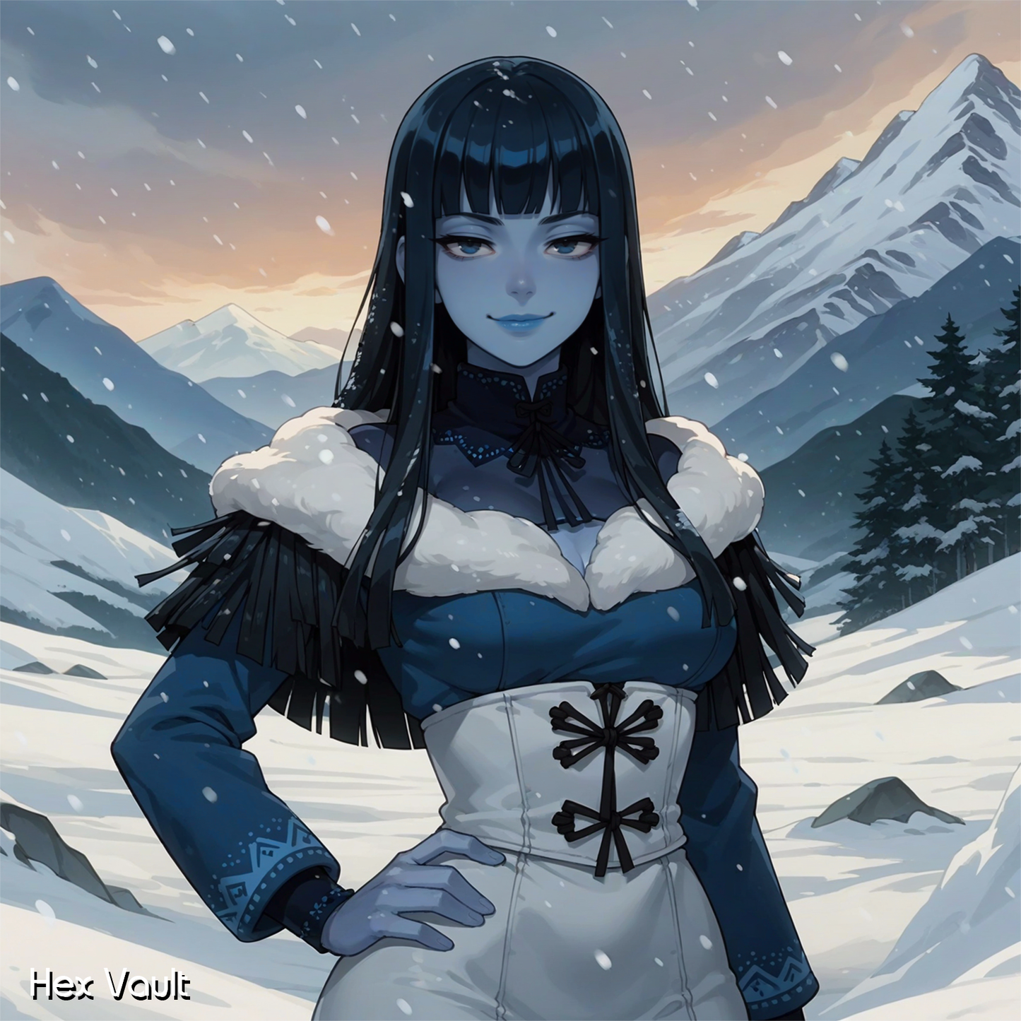 Glacielle Sisters – Ice Enchantress Spirit Companions for Light, Grey & Dark Arts Magic - Triple binding