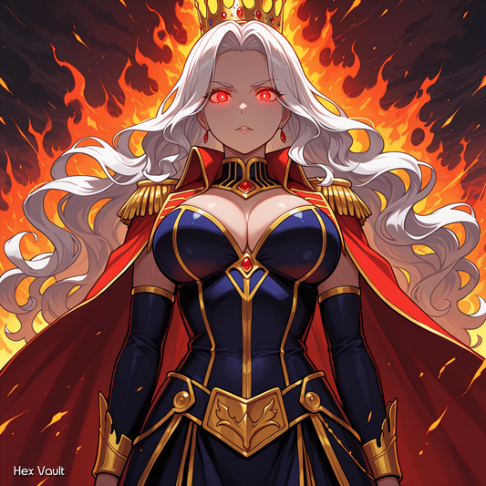 Queen Erithes Royal Pyro Djinn Spirit Companion Elite GA  Binding - Bisexual Dominant
