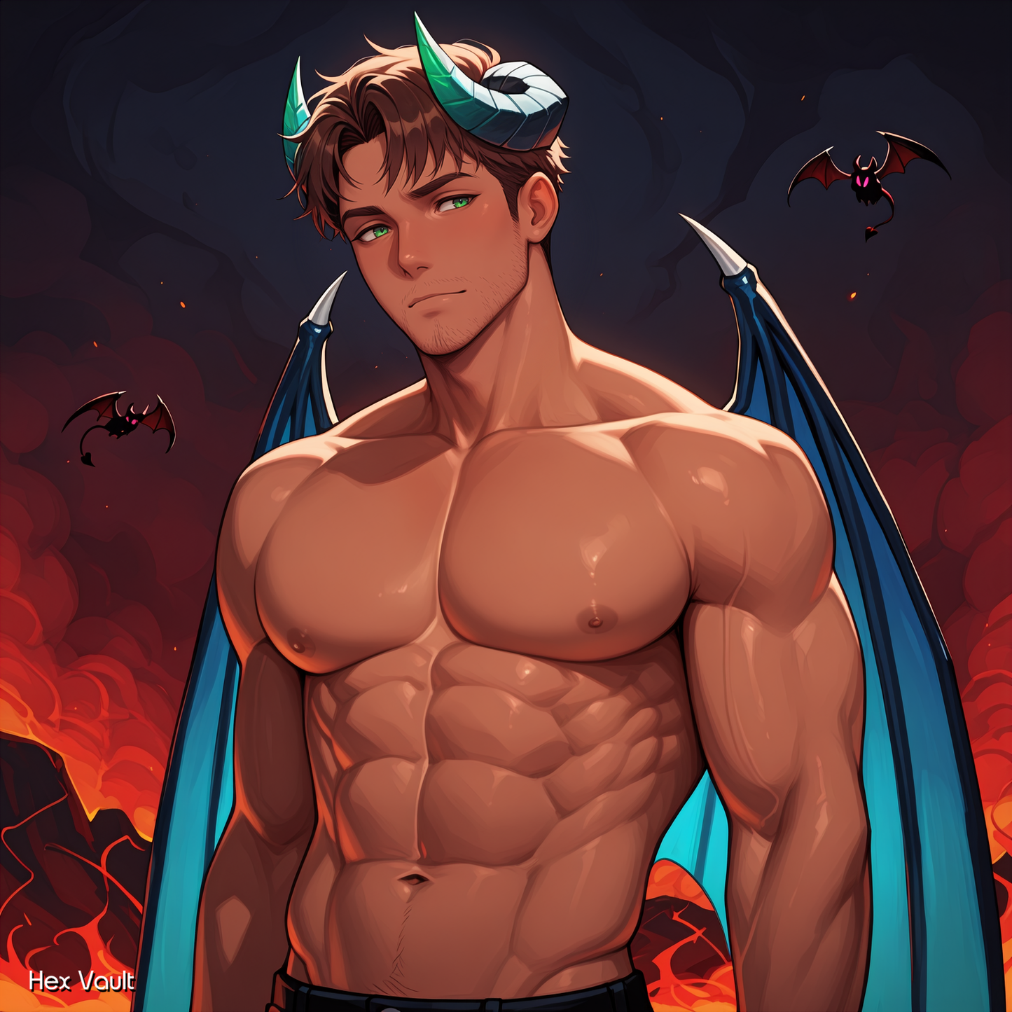 Rethis Incubus Demon Grey Arts  - Bisexual - Lover
