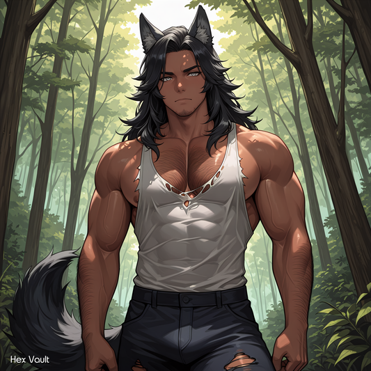 Virod Alpha Werewolf Spirit Companion Grey Arts Remote binding - Bisexual Dominant