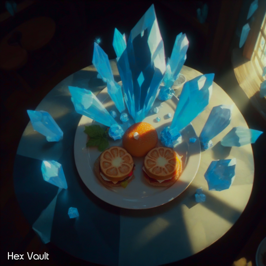 Custom Crystal Feast Ritual Offering | Hex Vault’s Astral Restaurant | Spirit Companion Meal with Energetic Crystal Pairings