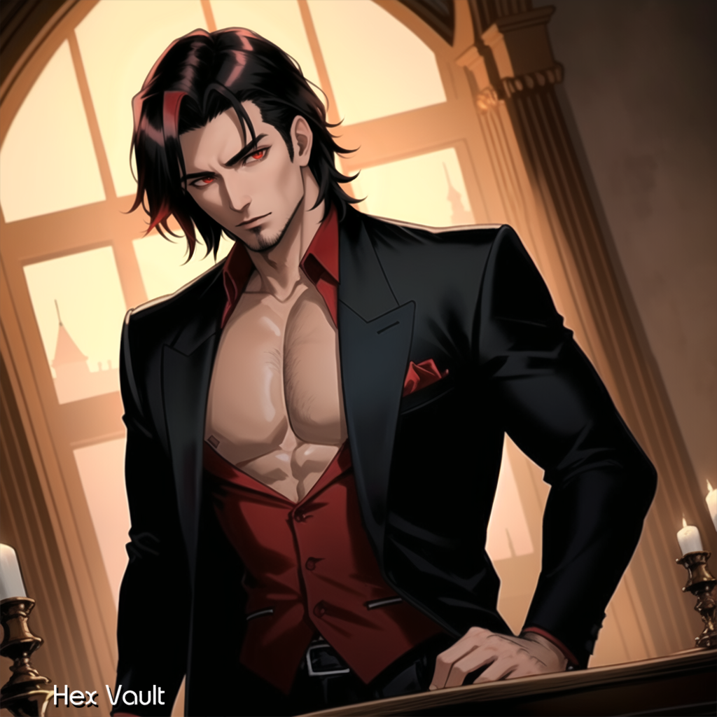 Emrys – Dark Romantic  Sex Vampire Spirit Companion | Protection, Confidence, Emotional Clarity, Gothic Familiar