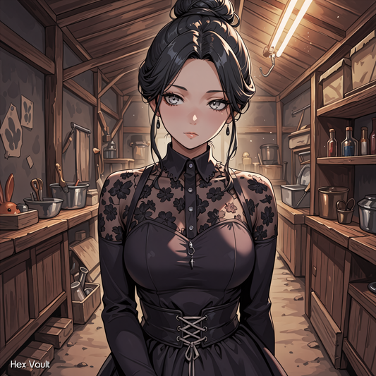 Encaide – Gothic Workshop Assistant Spirit Companion, Dark Arts Guide, Crafting & Discipline