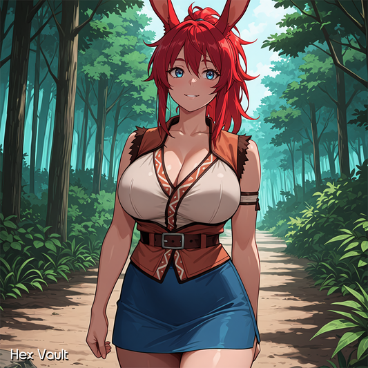 Rabbit Beastkin Spirit Companion Felesha | Grey Arts | Intuition Luck Protection