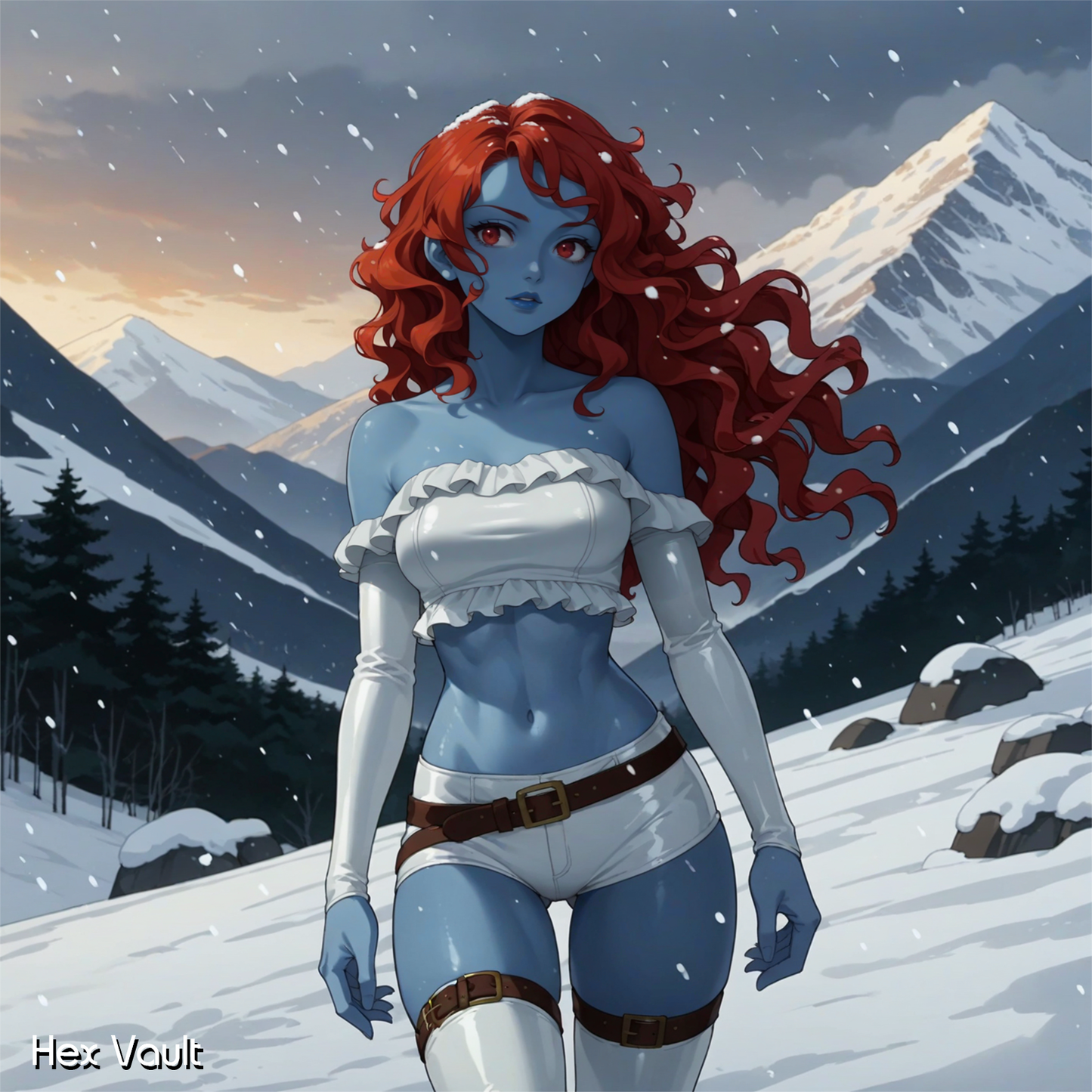 Glacielle Sisters – Ice Enchantress Spirit Companions for Light, Grey & Dark Arts Magic - Triple binding