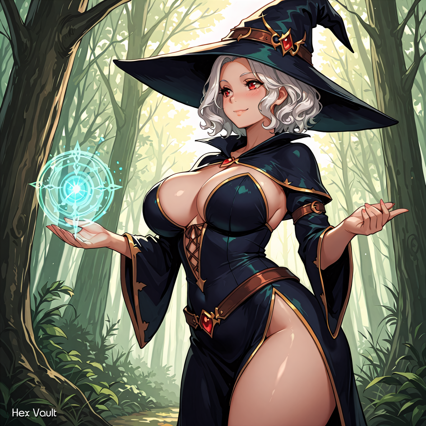 Makinsani Dark Arts Witch Spirit Companion – Shadow Guide & Magical Mentor - Bisexual