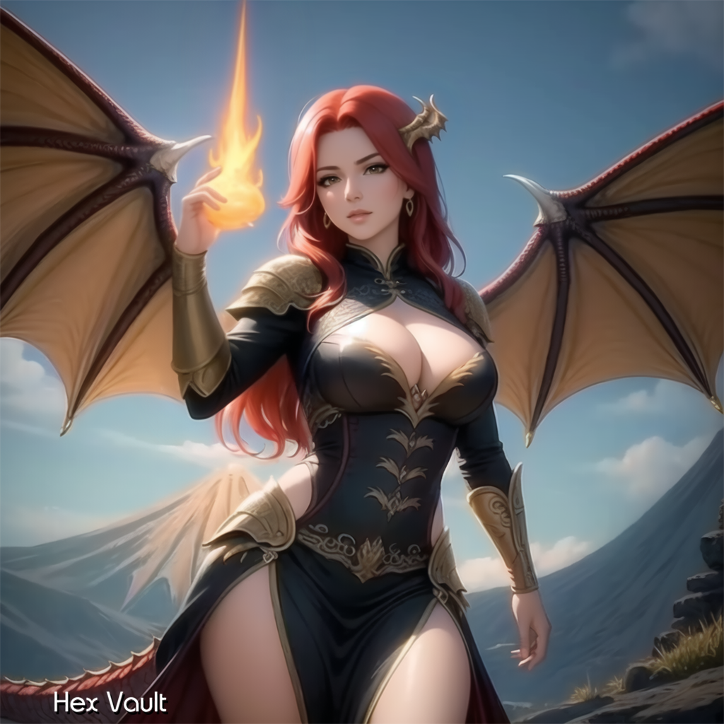 Orrathis - Dragonkin Witch Spirit Companion | Fire Magic - Spirit lover - Remote binding  -Bisexual spirit
