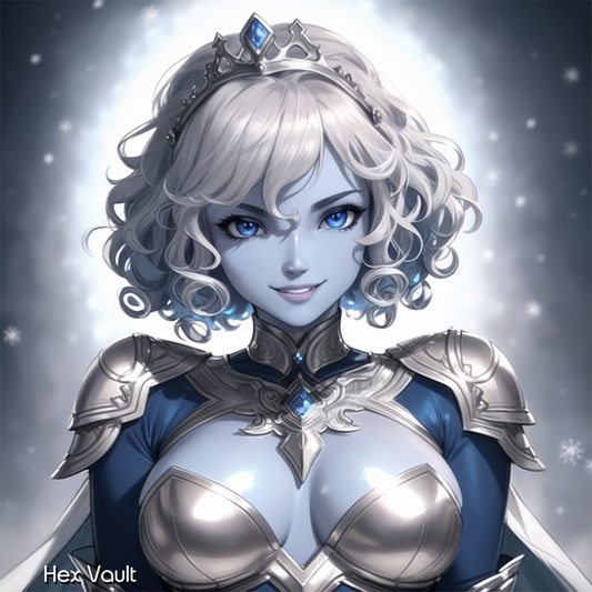 Queen Sovine Frost Spirit  | Winter Elemental Queen | Calm & Clarity Energy | Ice Magic Guardian