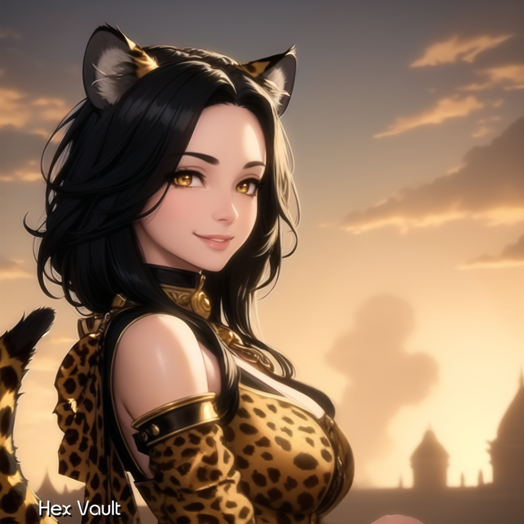 Sajani the Astral Cheetah Beastkin Spirit Guide | Celestial Companion for Peace, Healing & Intuition