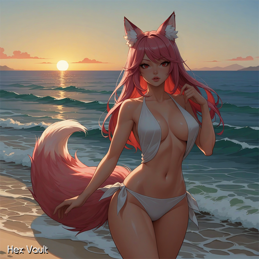 Zenko Kitsune Spirit Companion Sakiko – Sultry Fox Spirit, Love & Charm, Spirit lover - Bisexual