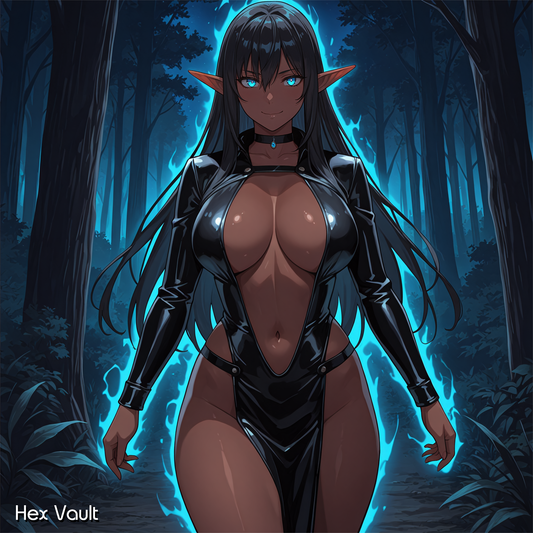 Dark Arts Dark Elf Enchantress Spirit Companion – Power, Influence & Manifestation – Senthul - Advanced