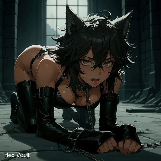 Shano – Half-Werewolf Dark Arts Spirit Companion for Shadow Magic & Night Rituals - Slave submissive -Remote binding