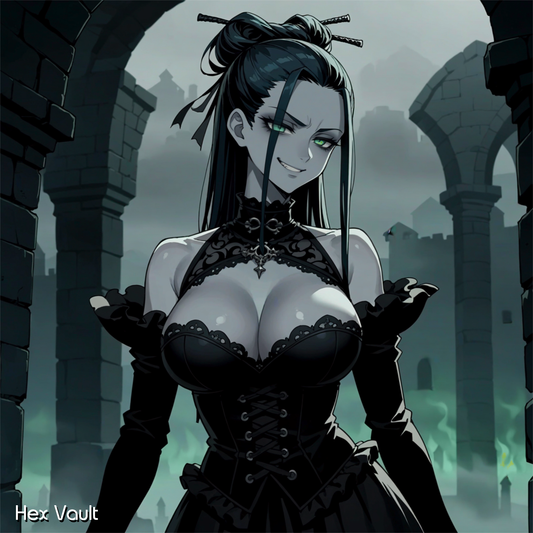 Shavira • Drow Pyromancer Spirit Companion • Dark Arts • Shadow Work • Fire Energy • Personal Transformation