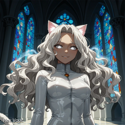 Silvarelle Light Arts Catgirl Spirit Companion – Gentle Comfort & Emotional Healing - Remote binding