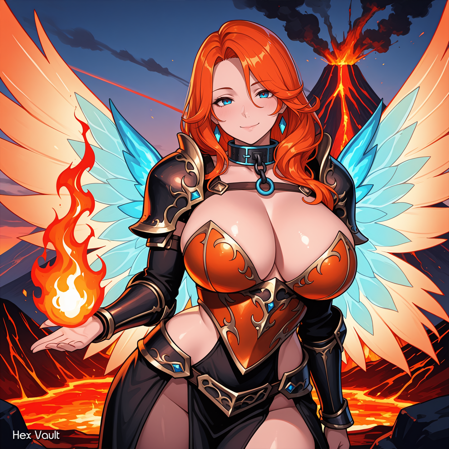 Sufia – Fire Nymph Warrior Spirit Companion | BDSM Switch spirit | Light Arts Power