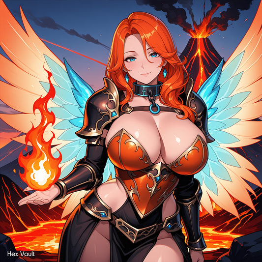 Sufia – Fire Nymph Warrior Spirit Companion | BDSM Switch spirit | Light Arts Power