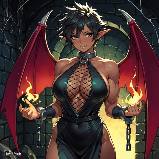 Vespera, Succubus Elf Hybrid | Submissive Spirit for Light, Grey & Dark Arts, Empowerment & Sensuality