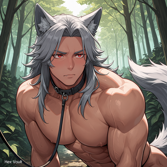 Male Werewolf Spirit Companion Binding – Virle – Grey Arts Loyalty, Guidance, Protection & Service